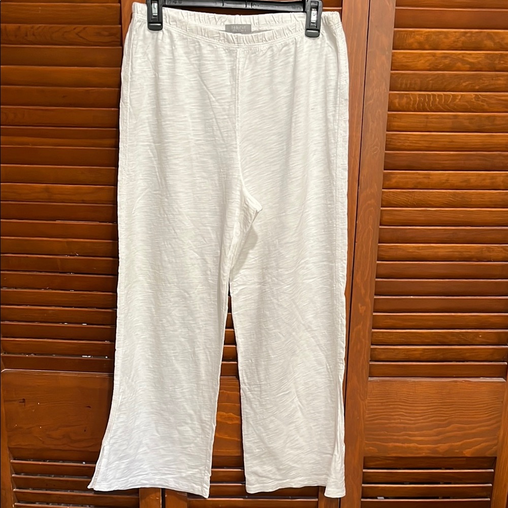 Habitat Casual White Cotton Lounge Pants